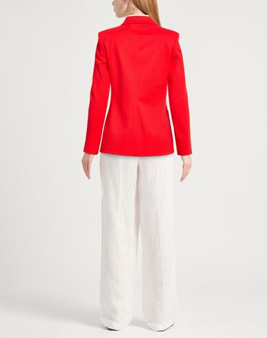 Woman Blazer Red Size 8 Viscose, Polyamide, Elastane