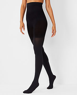 Ann Taylor Opaque High Waist Control Top Tights
