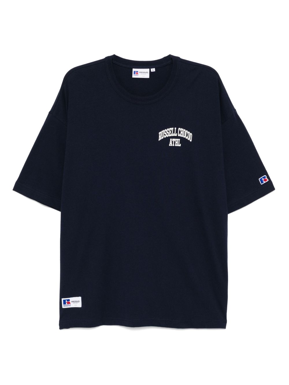 Logo-print T-shirt - Blue