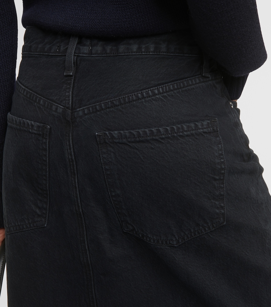 Agolde Hilla denim maxi skirt