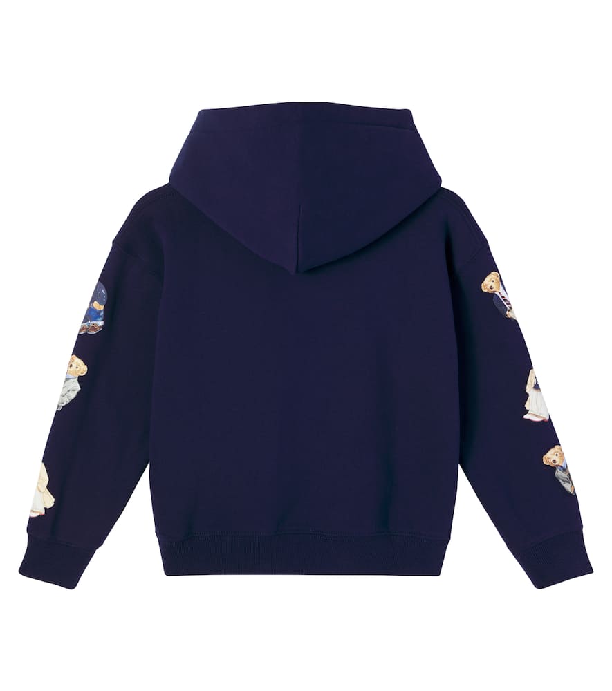 Polo Bear cotton-blend fleece hoodie