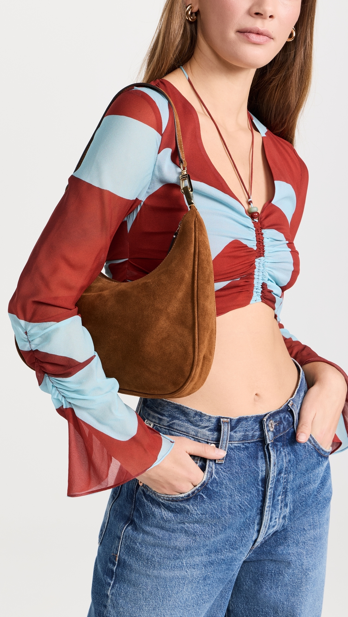 Sylvie Shoulder Bag Tan One Size