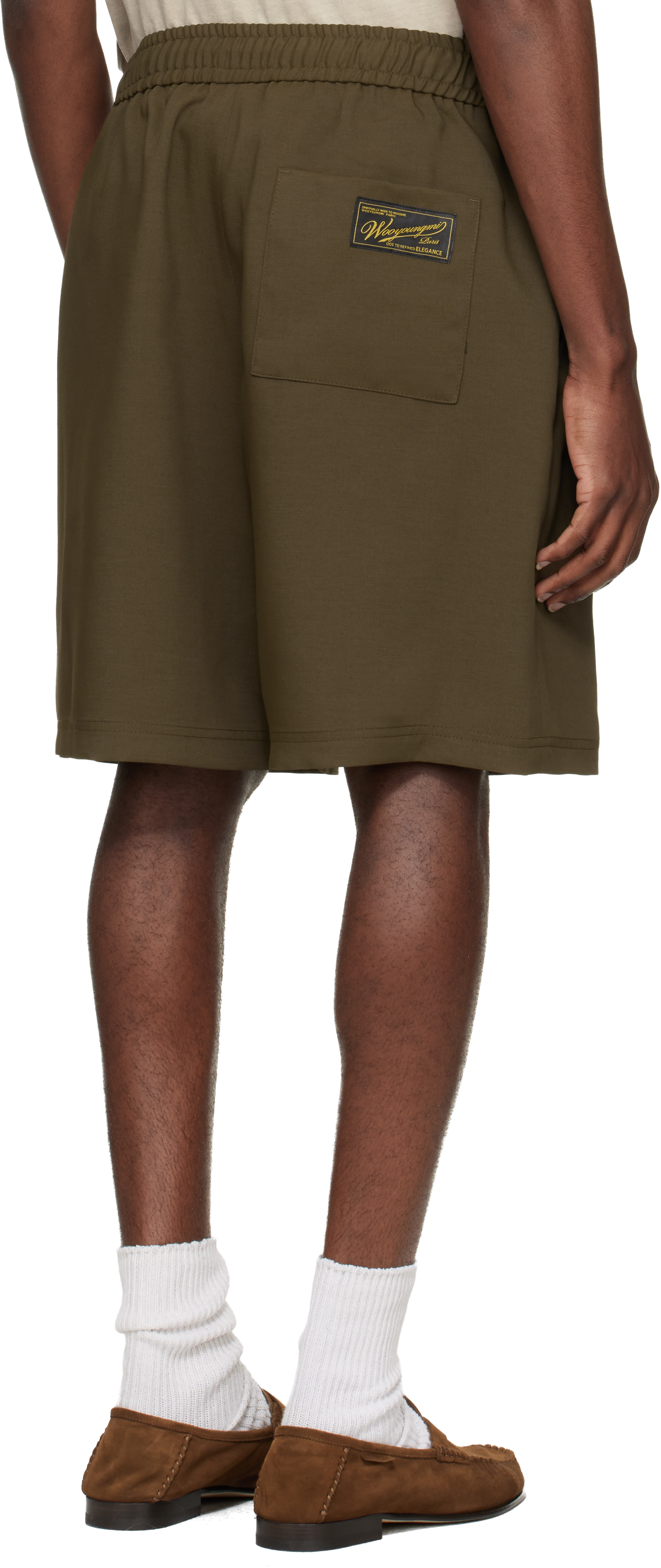Brown Twill Shorts