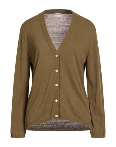 Woman Cardigan Military green Size S Silk