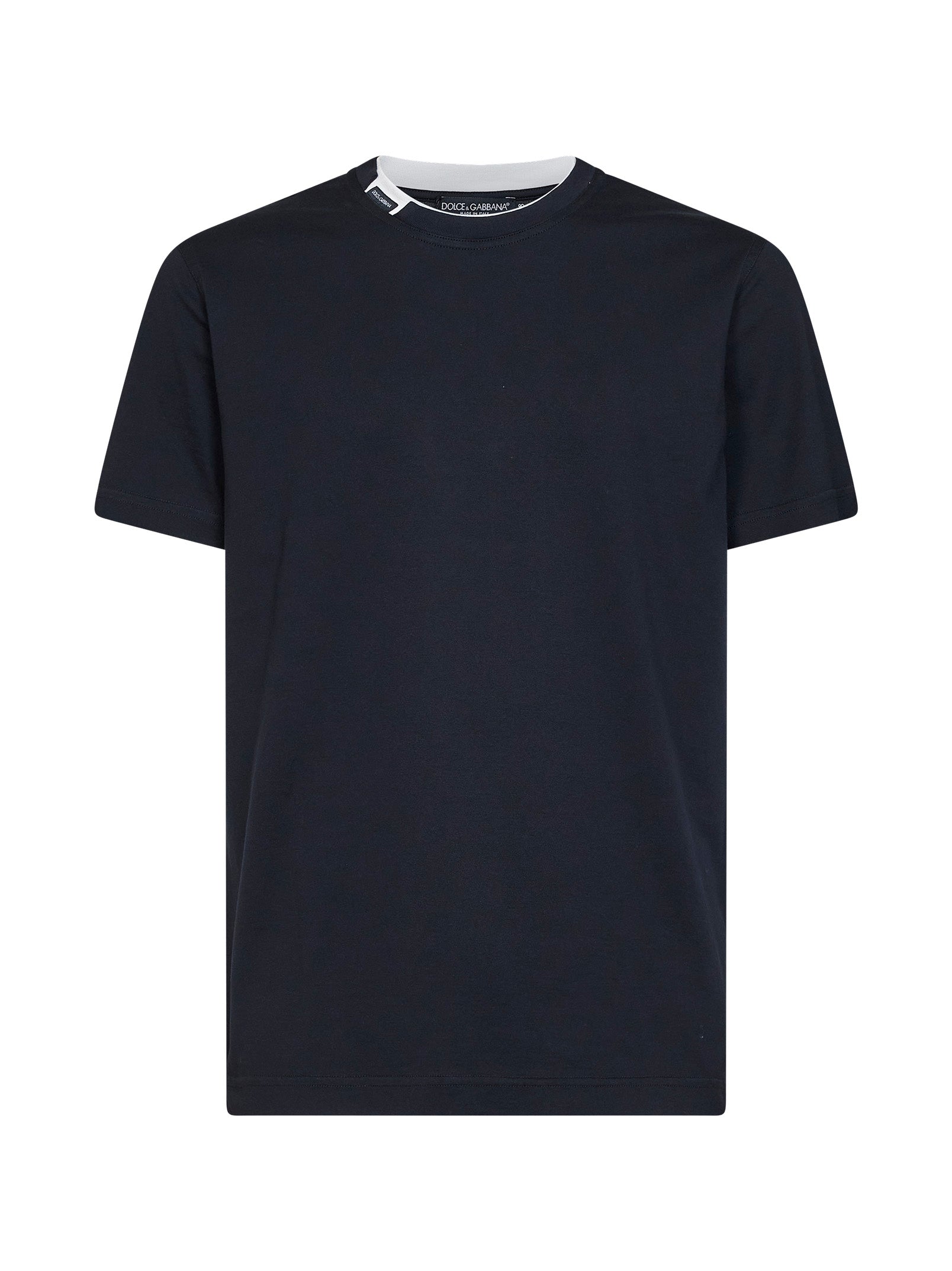 Cotton Jersey T-Shirt — Navy
