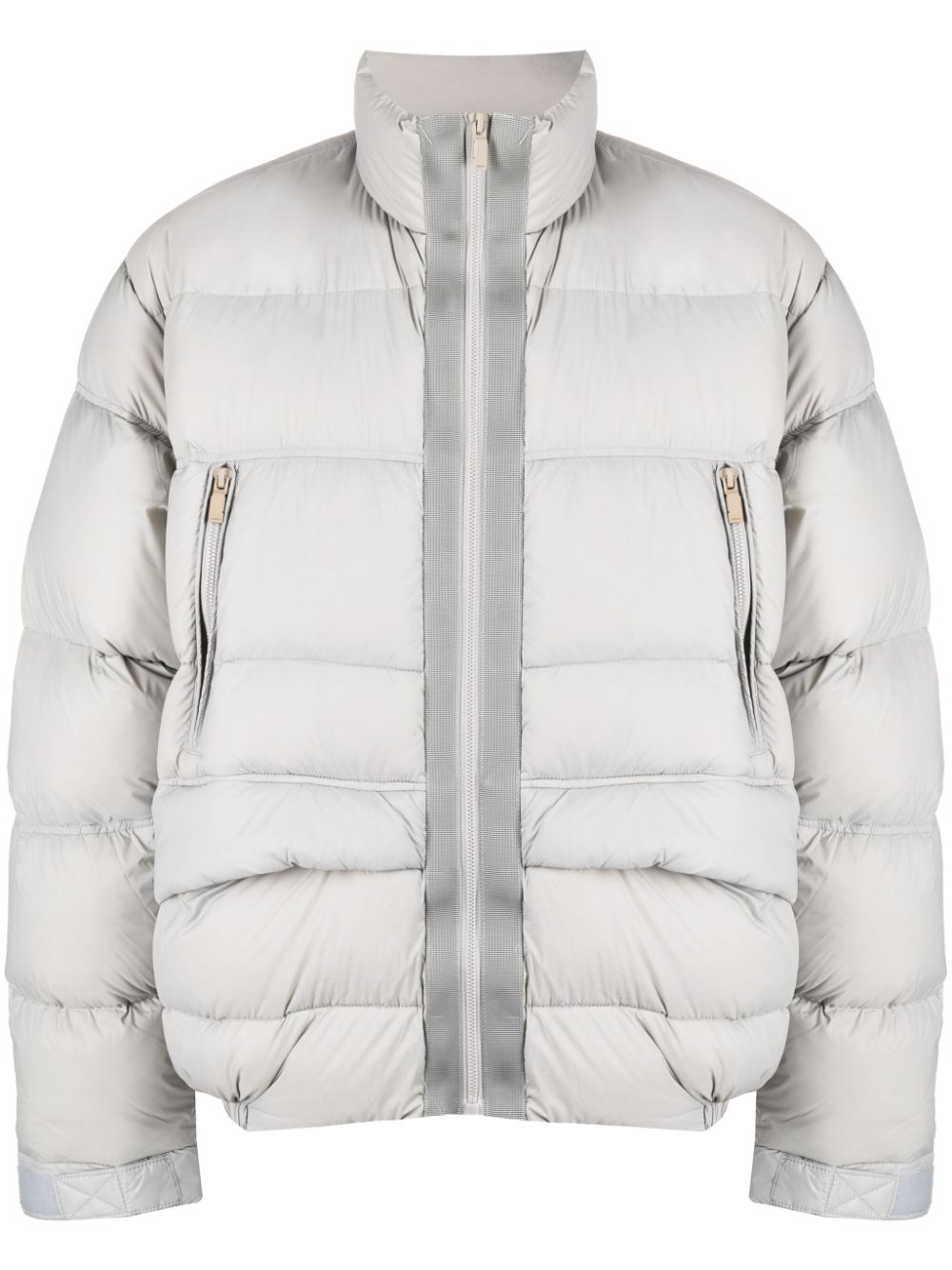 High-neck padded jacket - Grey