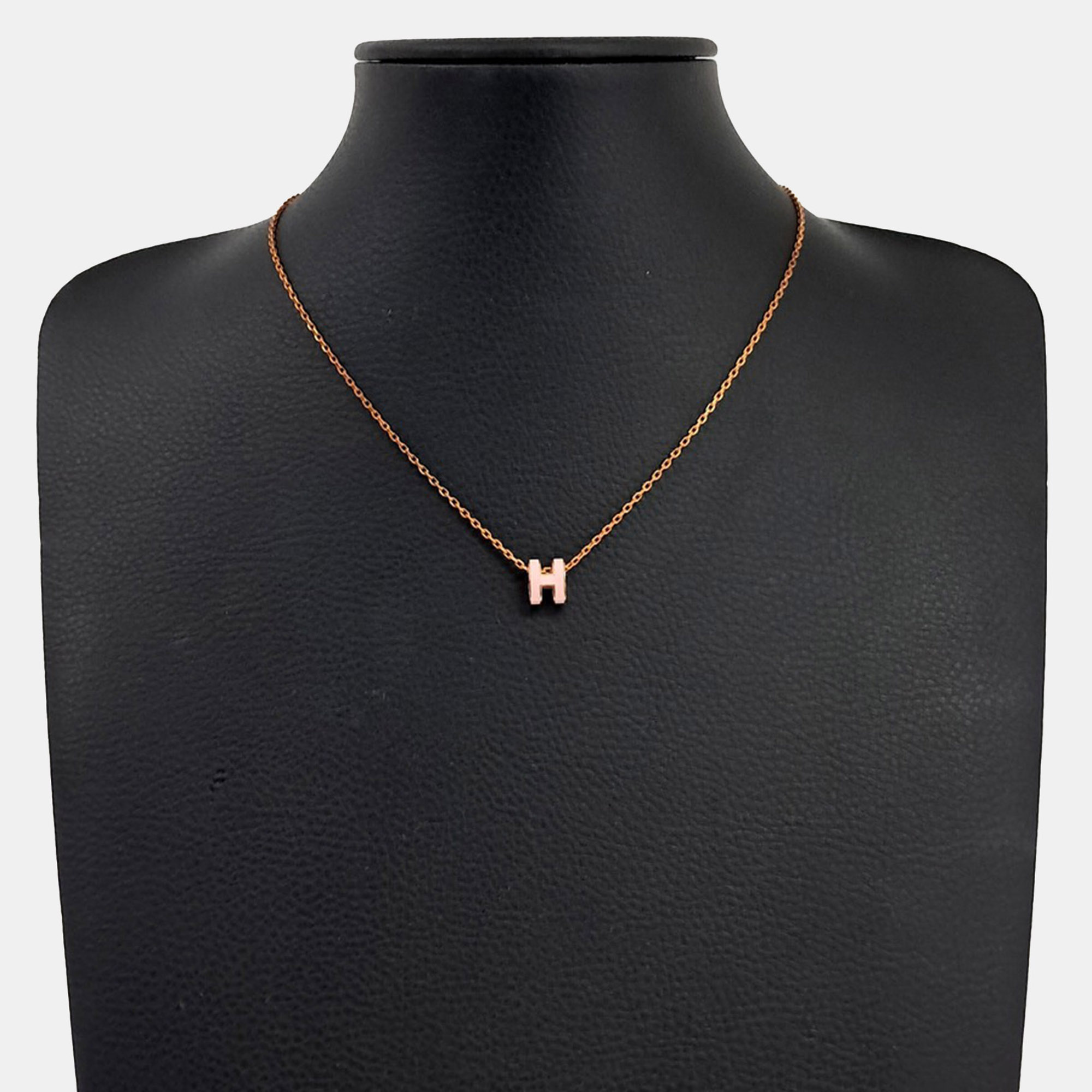 Hermes Metal Pop H Mini Necklace