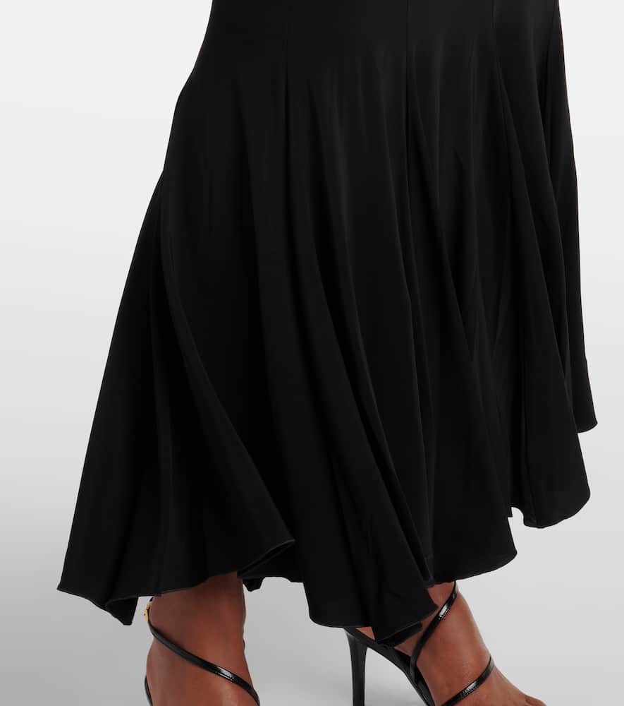 Zoe flared maxi skirt