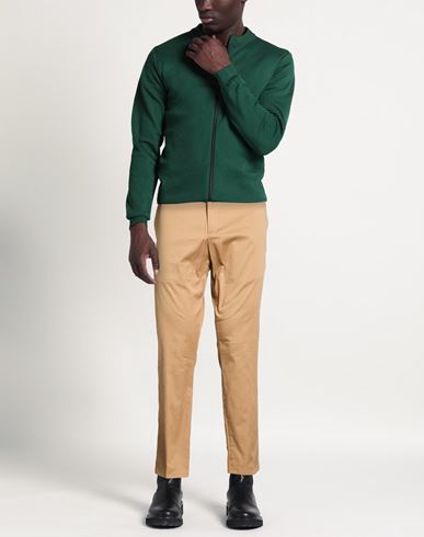 Man Pants Camel Size 36 Cotton, Elastane