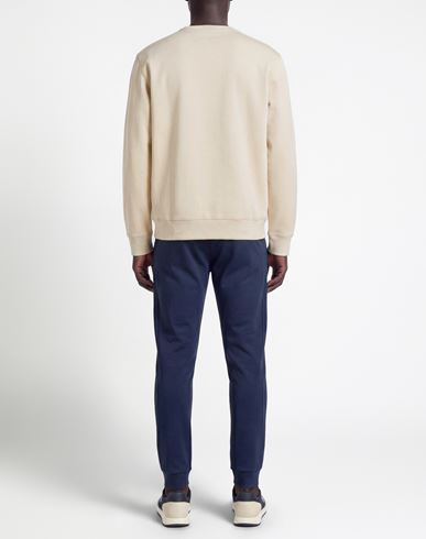 Man Sweatshirt Cream Size M Cotton, Polyester