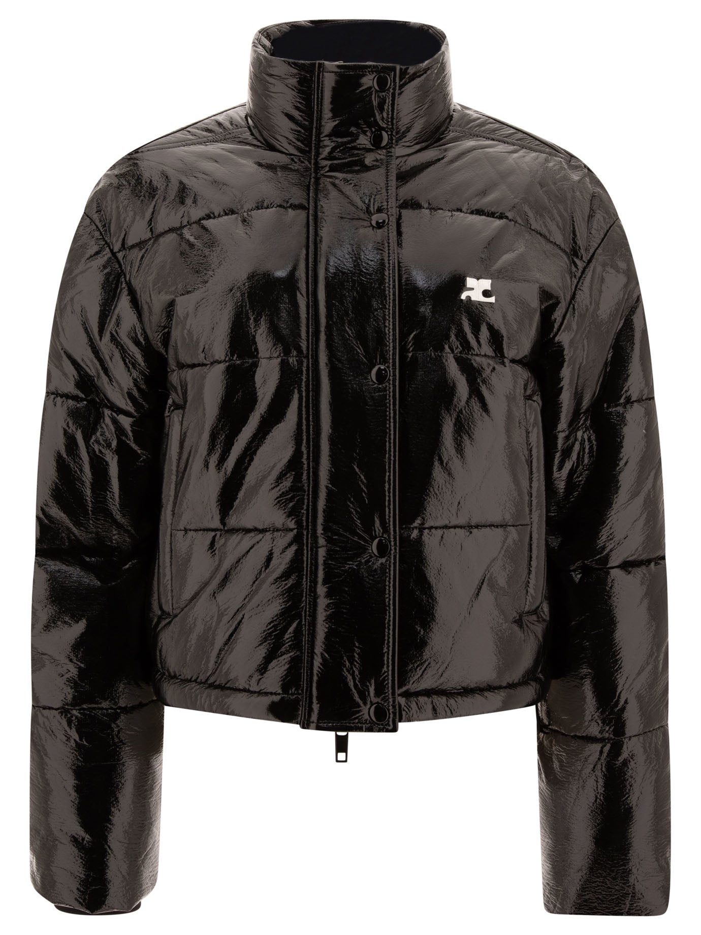 Courrèges COURREGÈS Cropped Vinyl Puffer Jacket