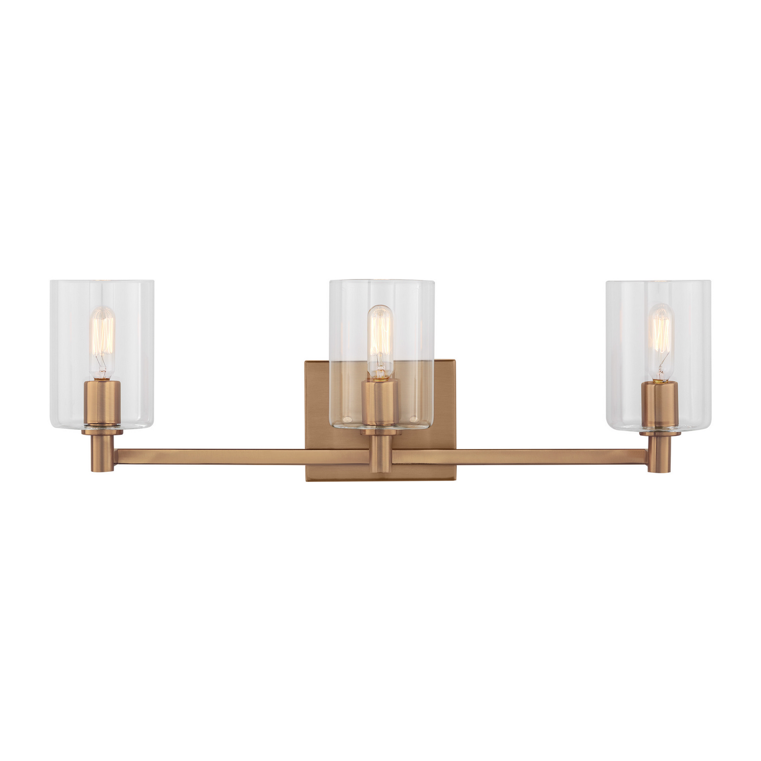 Fullton 3-Light Bathroom Vanity Light in Satin Bra