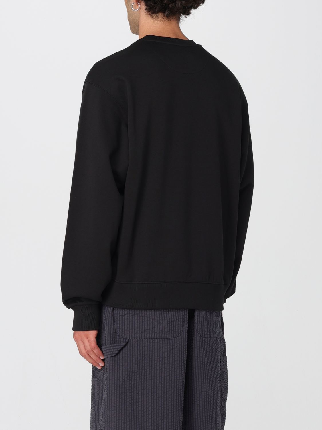 Sweatshirt Men color Black