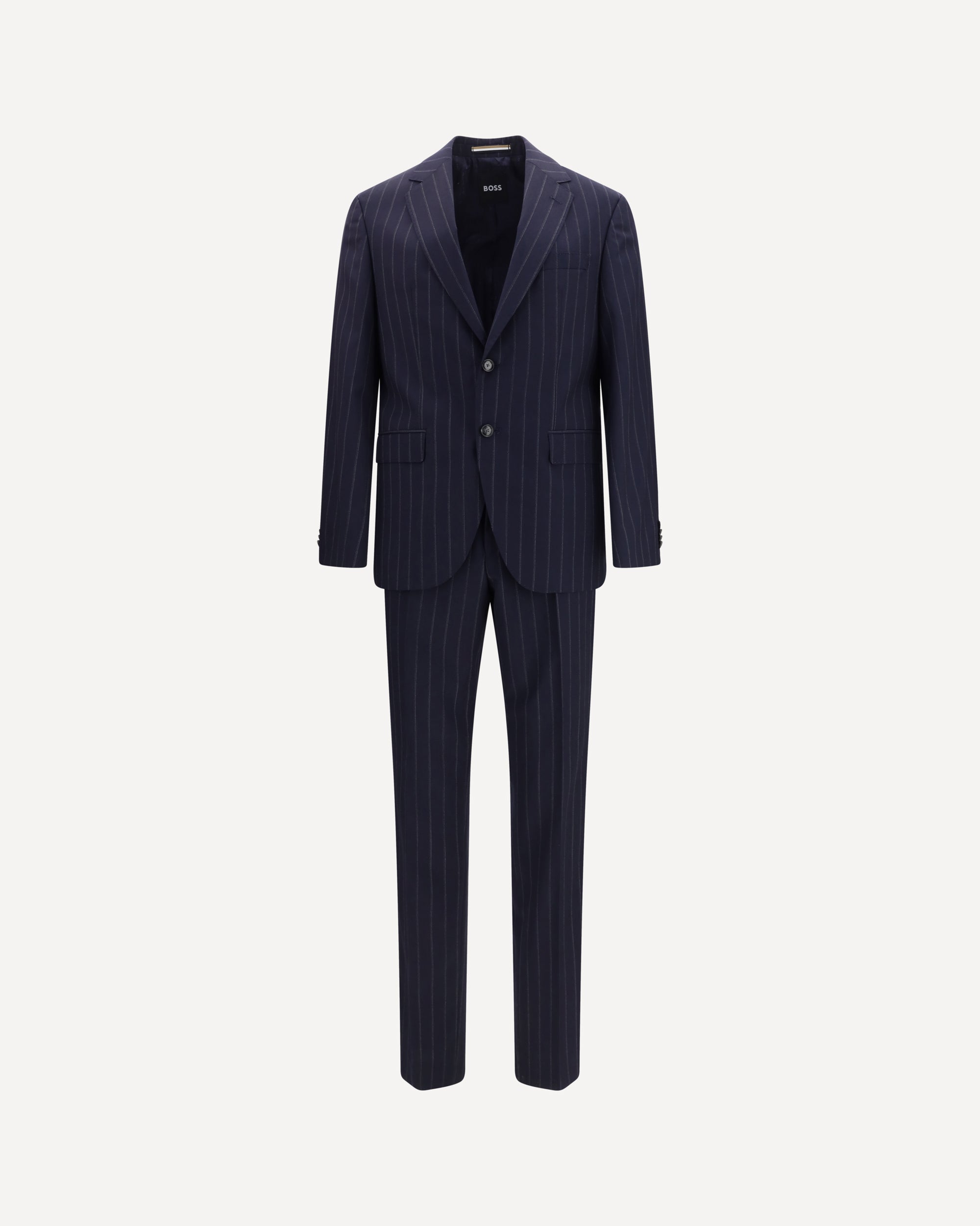 Striped virgin wool Suit Male 60