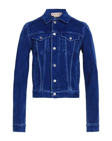 Man Denim outerwear Bright blue