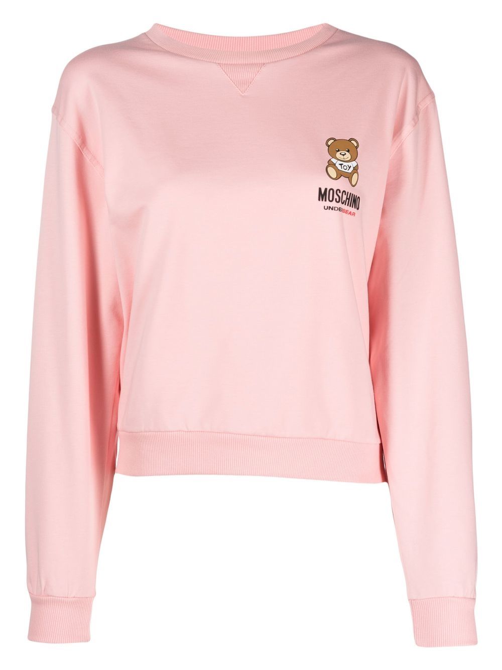 Teddy Bear-logo long-sleeve sweatshirt - Pink