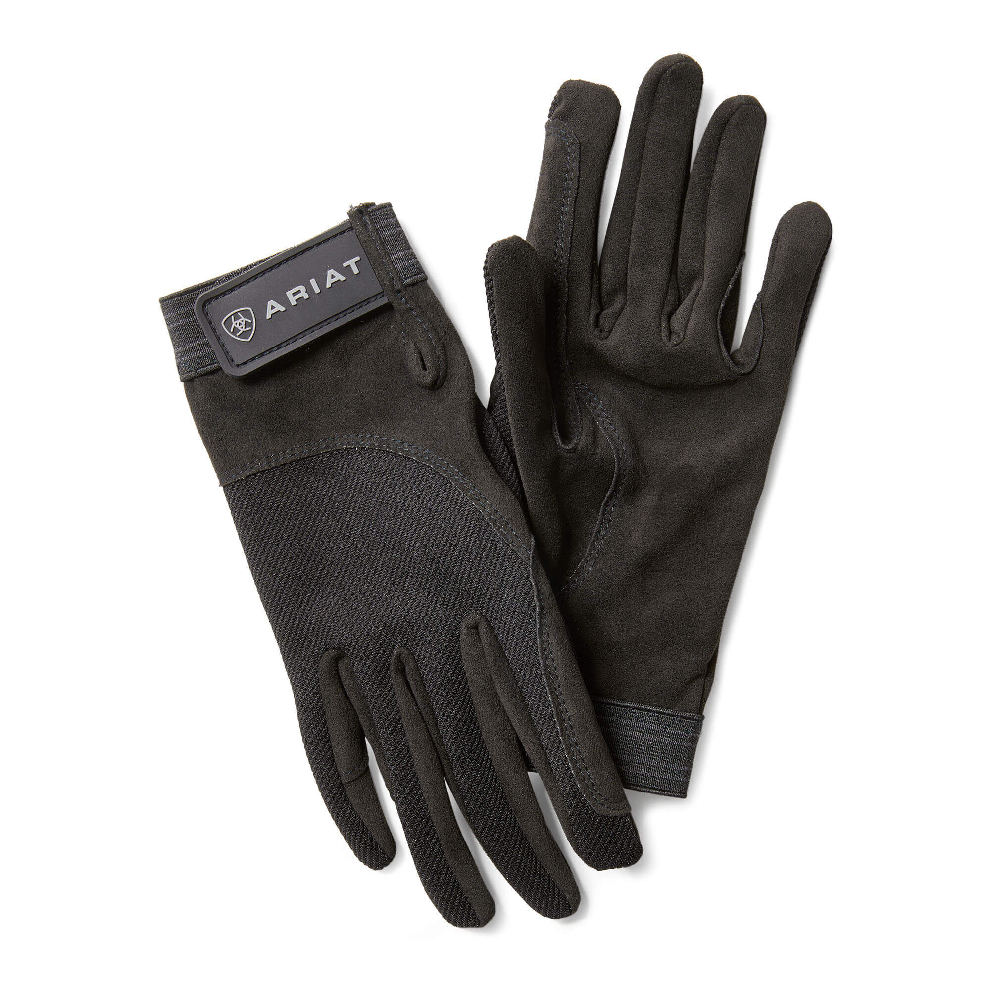 TEK Grip Gloves in Black Cotton Twill