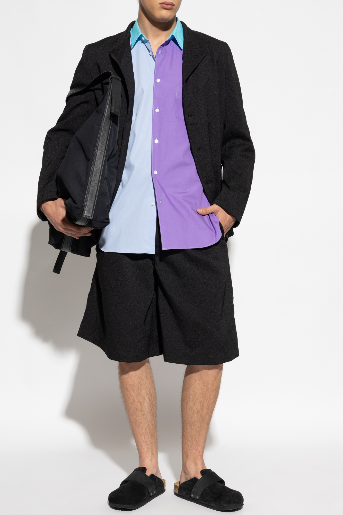 Cotton Shirt With Pocket, Men's, Multicolour