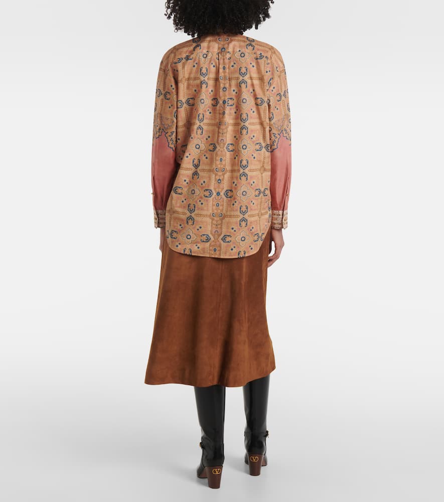 Voyage Imaginaire cotton muslin blouse