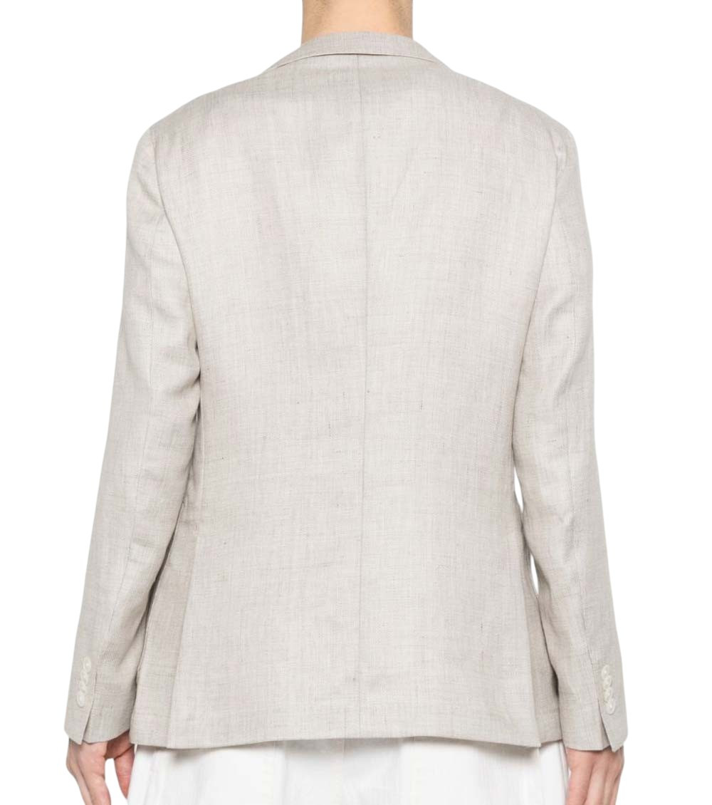 Light Grey Textured Blazer