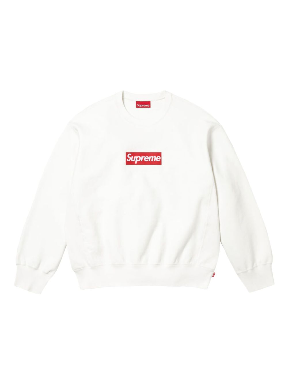 Supreme washed box logo "SS 25 - White" sweatshirt