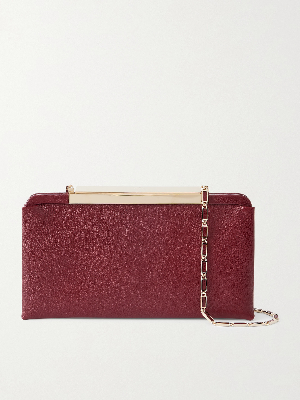 Leather Clutch - Red