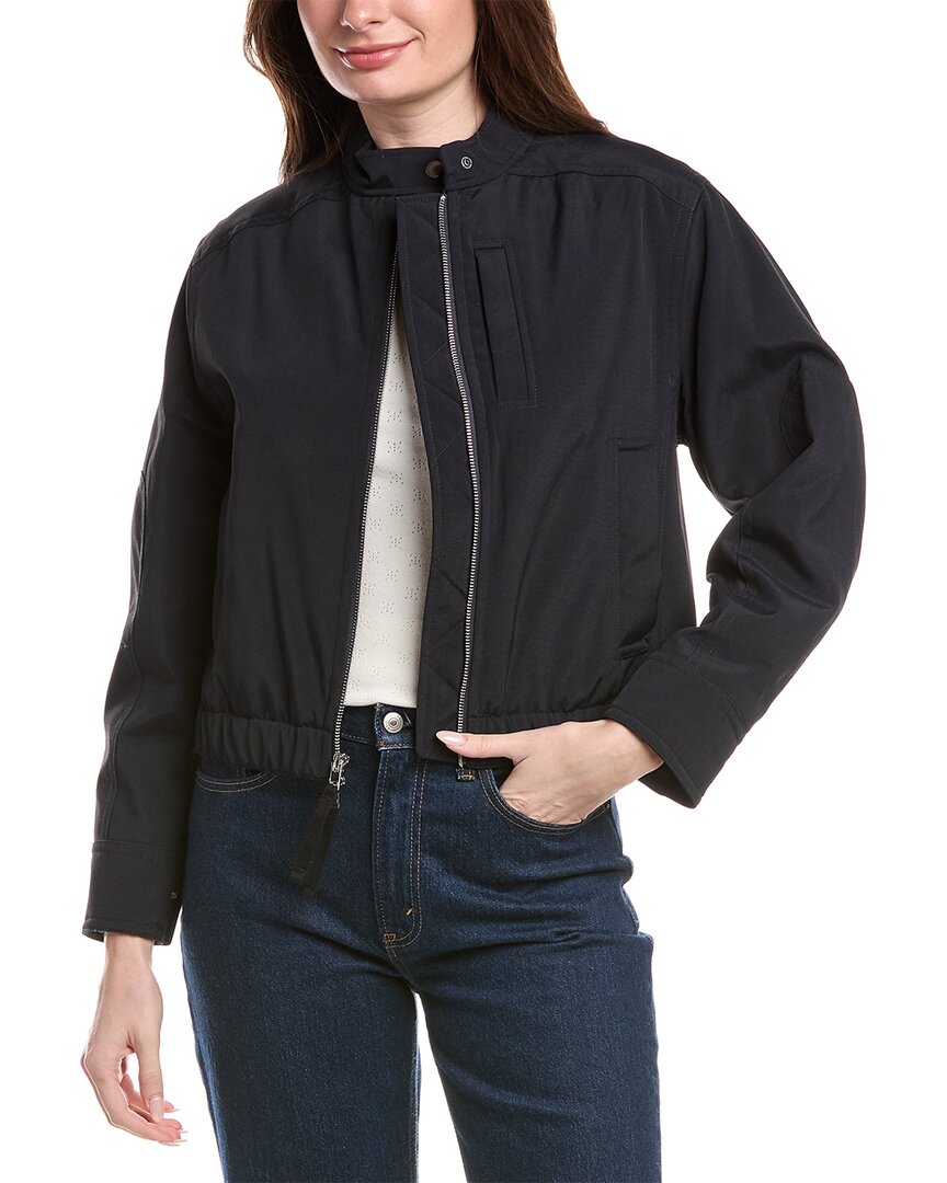 Cropped Bomber Jacket
