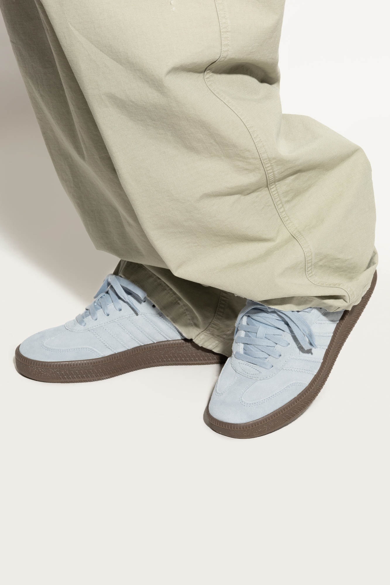 ADIDAS Originals Sports Shoes SAMBA XLG, Men's, Light Blue