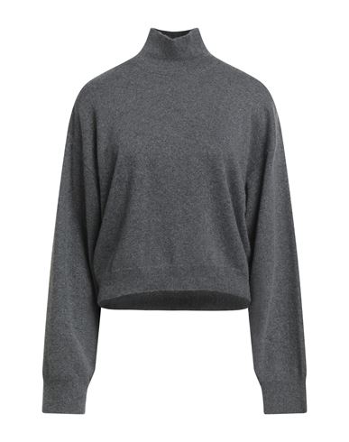Woman Turtleneck Lead Size 12 Merino Wool, Viscose, Silk, Cashmere, Polyester