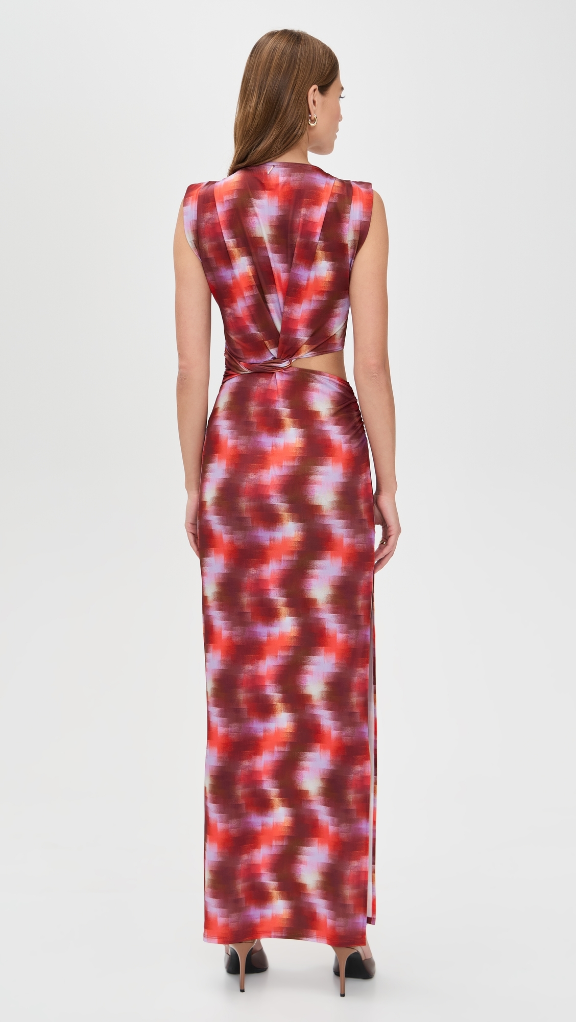 Yvette Dress Pixelated Wave
