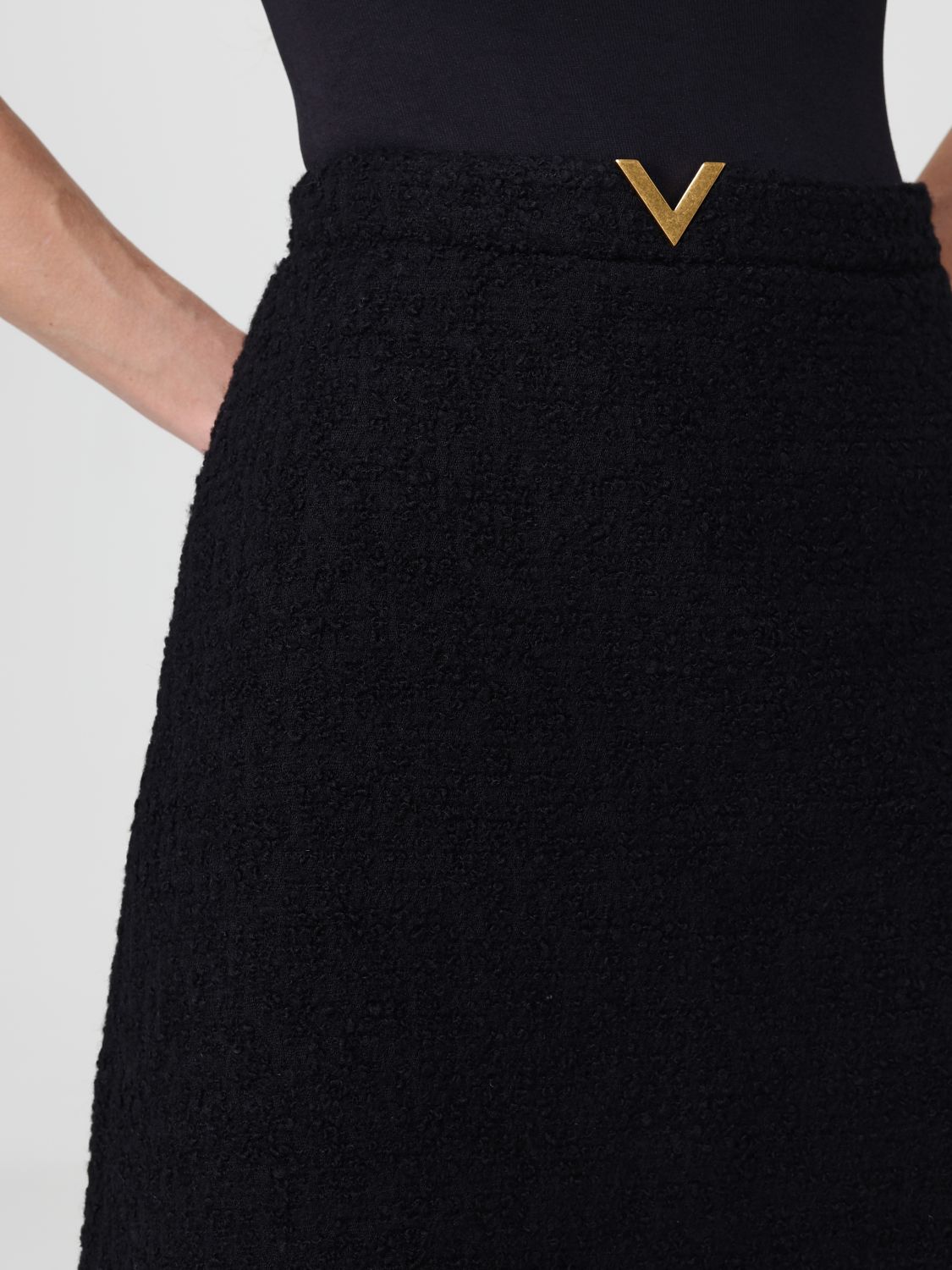 Skirt Woman color Black