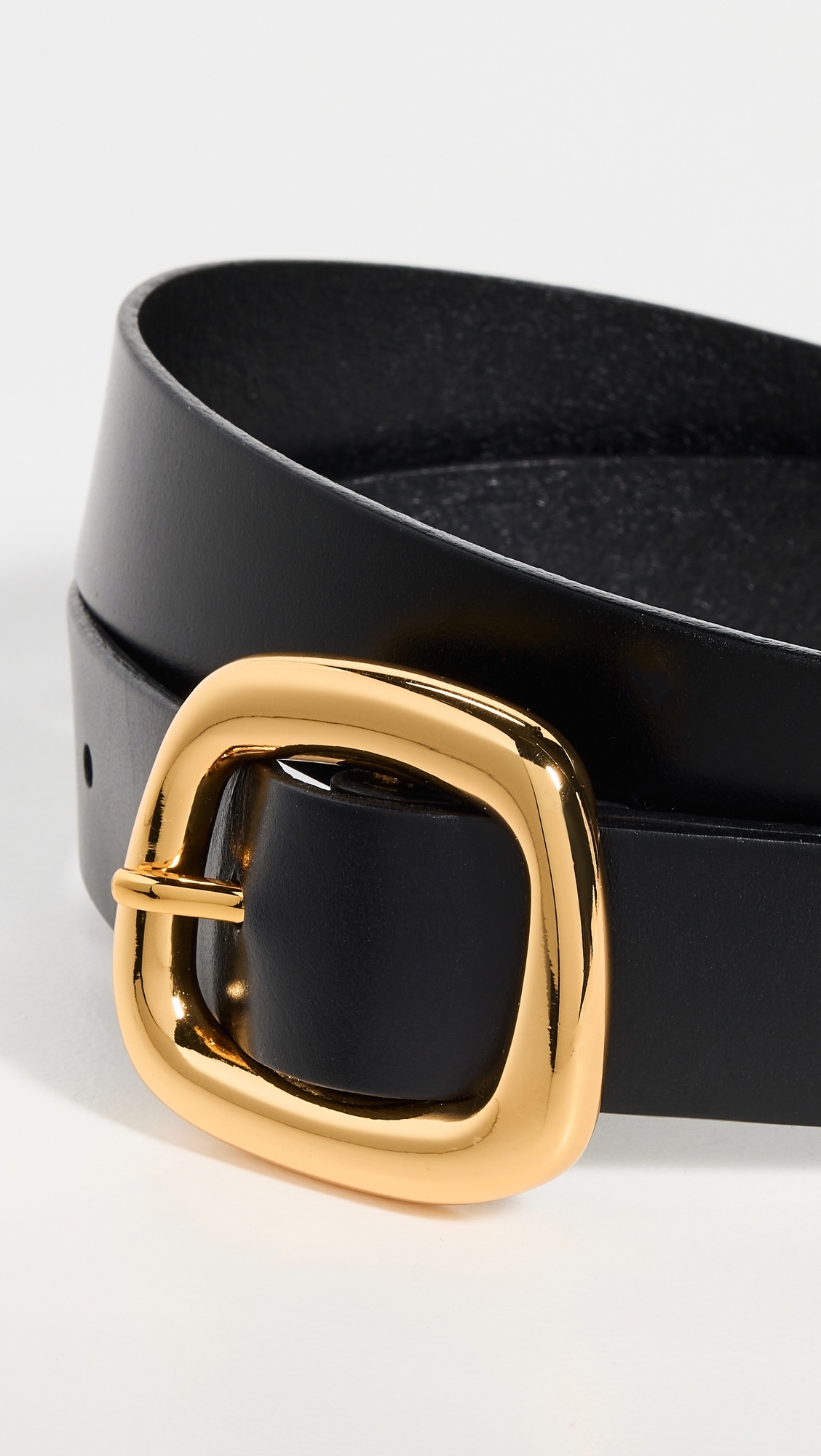 Puffy Buckle Belt True Black