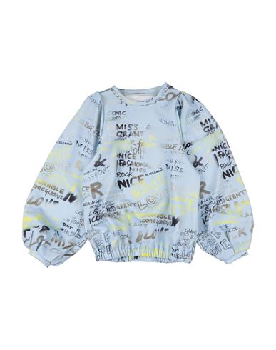 Kid Girl Sweatshirt Light blue Size 14 Polyester, Elastane