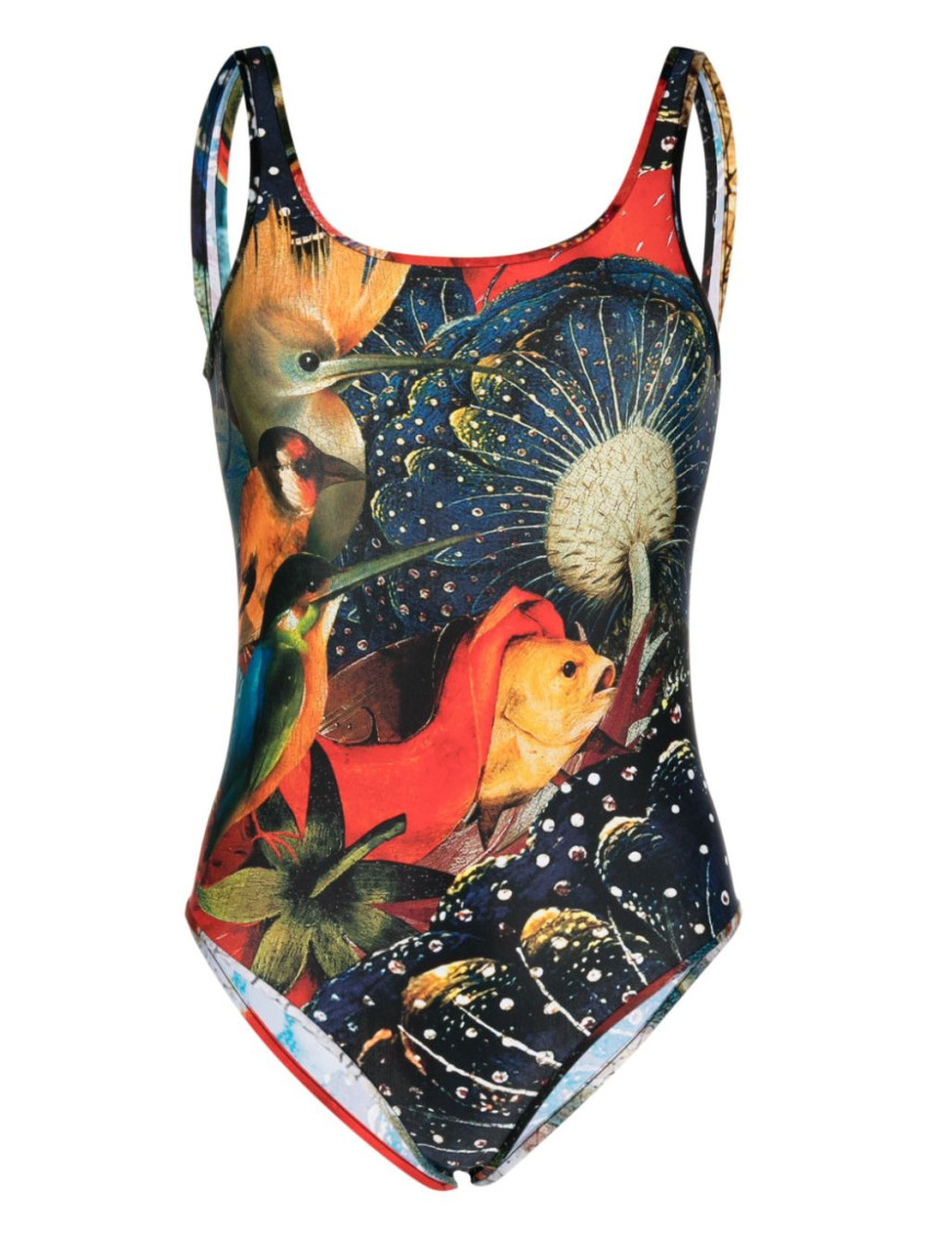 Lingerie Leotard With Print