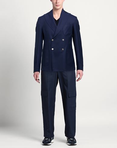 Man Blazer Navy Size 36 Wool