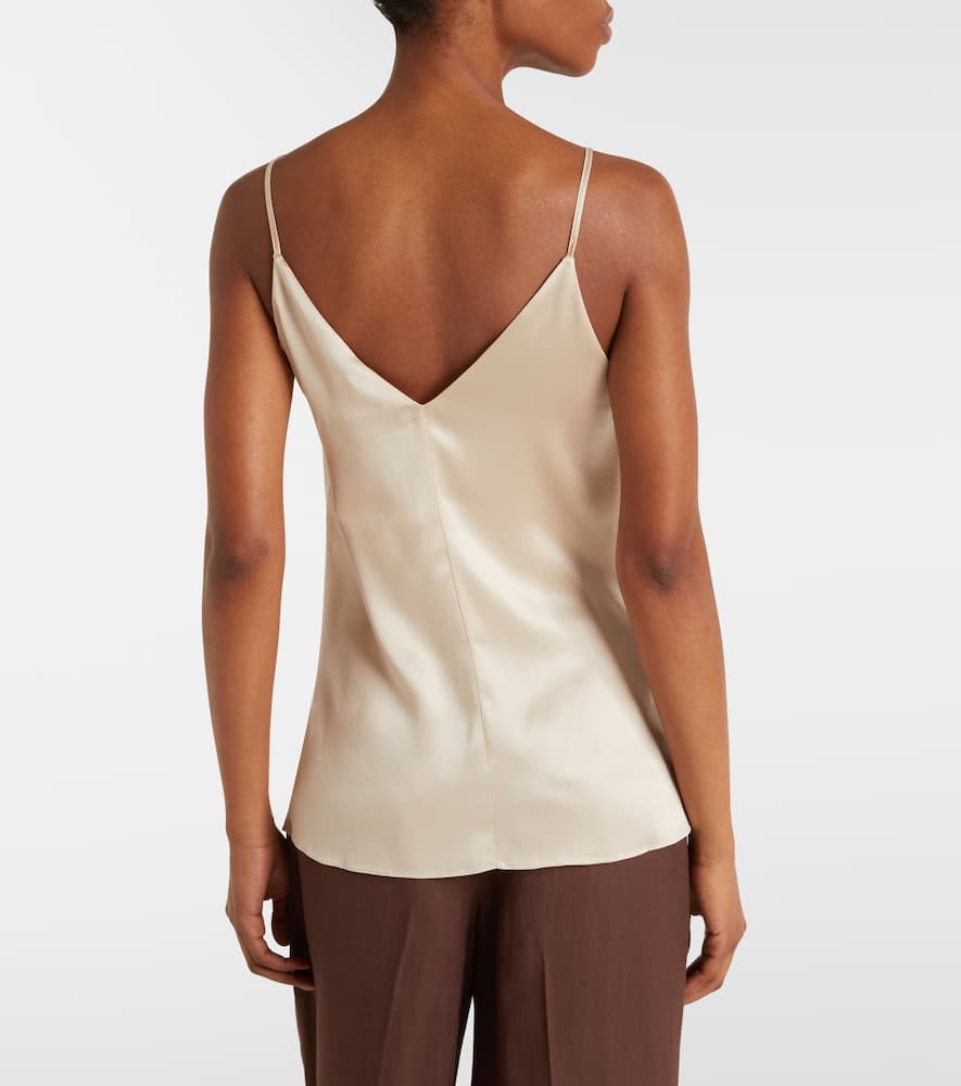 Silk-blend satin camisole