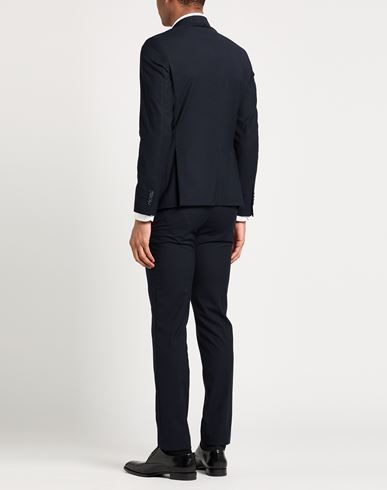 Man Suit Midnight blue Size 36 Polyester, Viscose, Elastane