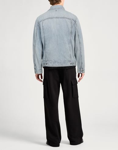 Man Denim outerwear Blue Size 42 Cotton, Recycled cotton