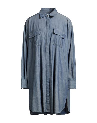 Woman Denim shirt Blue Size M Cotton