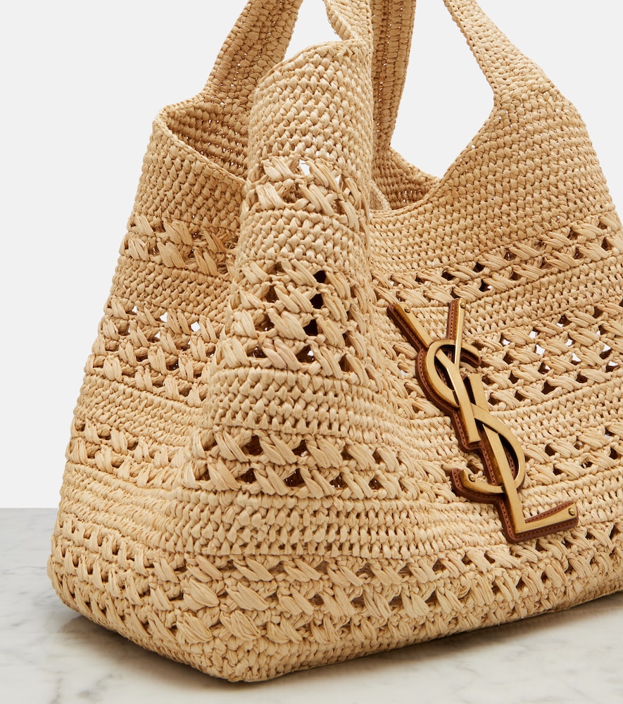 Icare Medium raffia tote bag