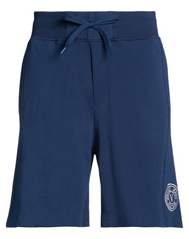 Man Shorts & Bermuda Shorts Navy Size L Cotton