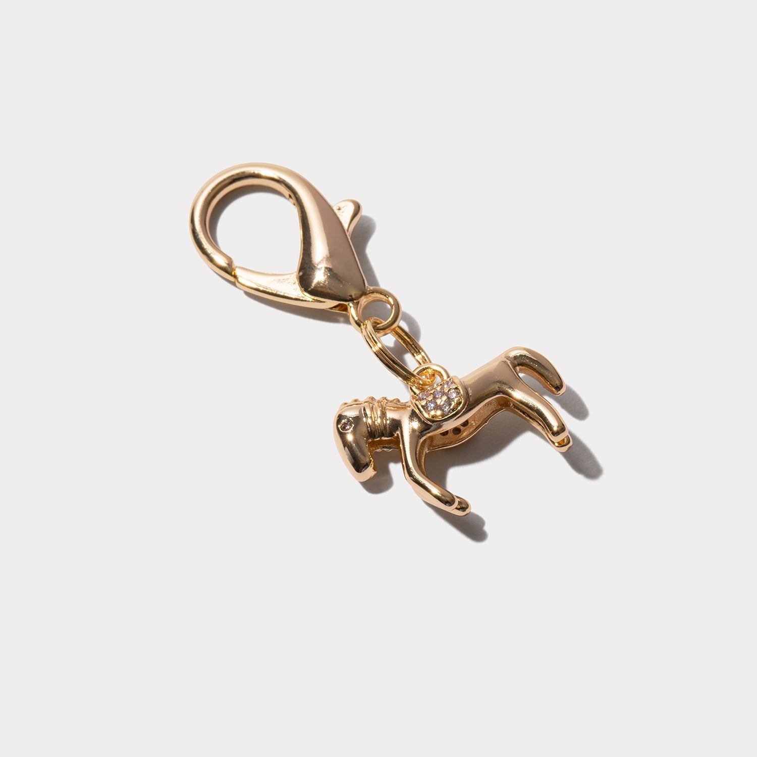 Horse Charm in Gold/Gold |