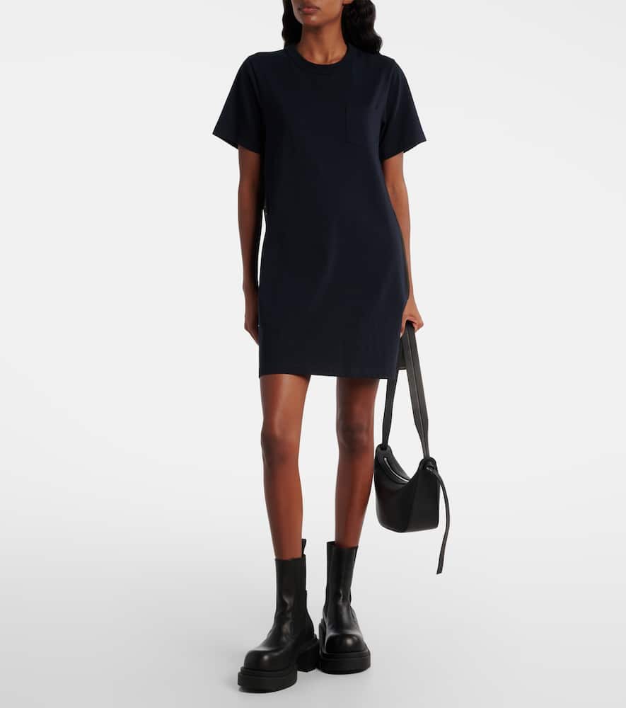 Paisley paneled minidress