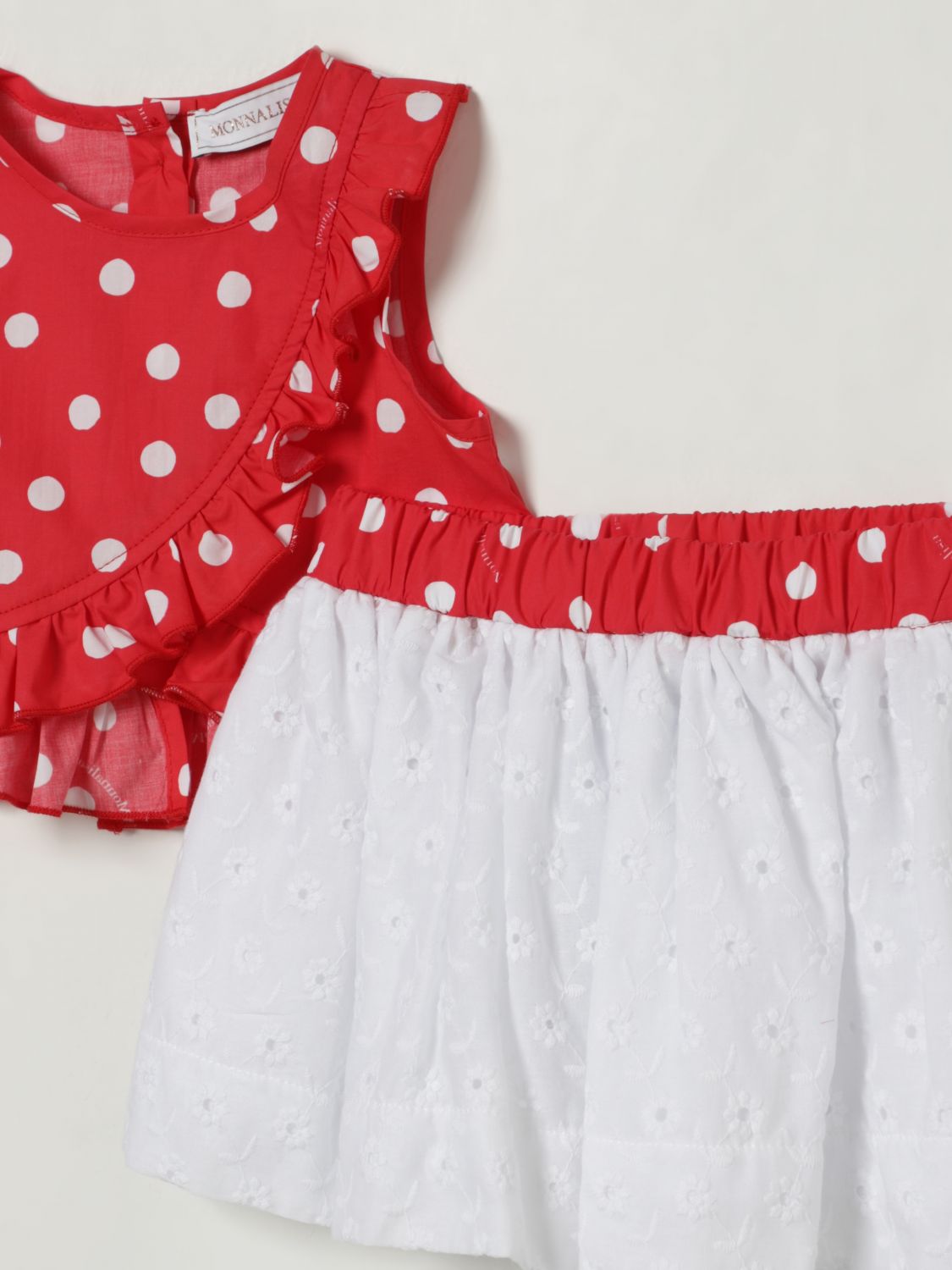 Jumpsuit MONNALISA Kids color Red