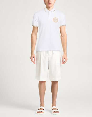 Man Polo shirt White Size M Cotton