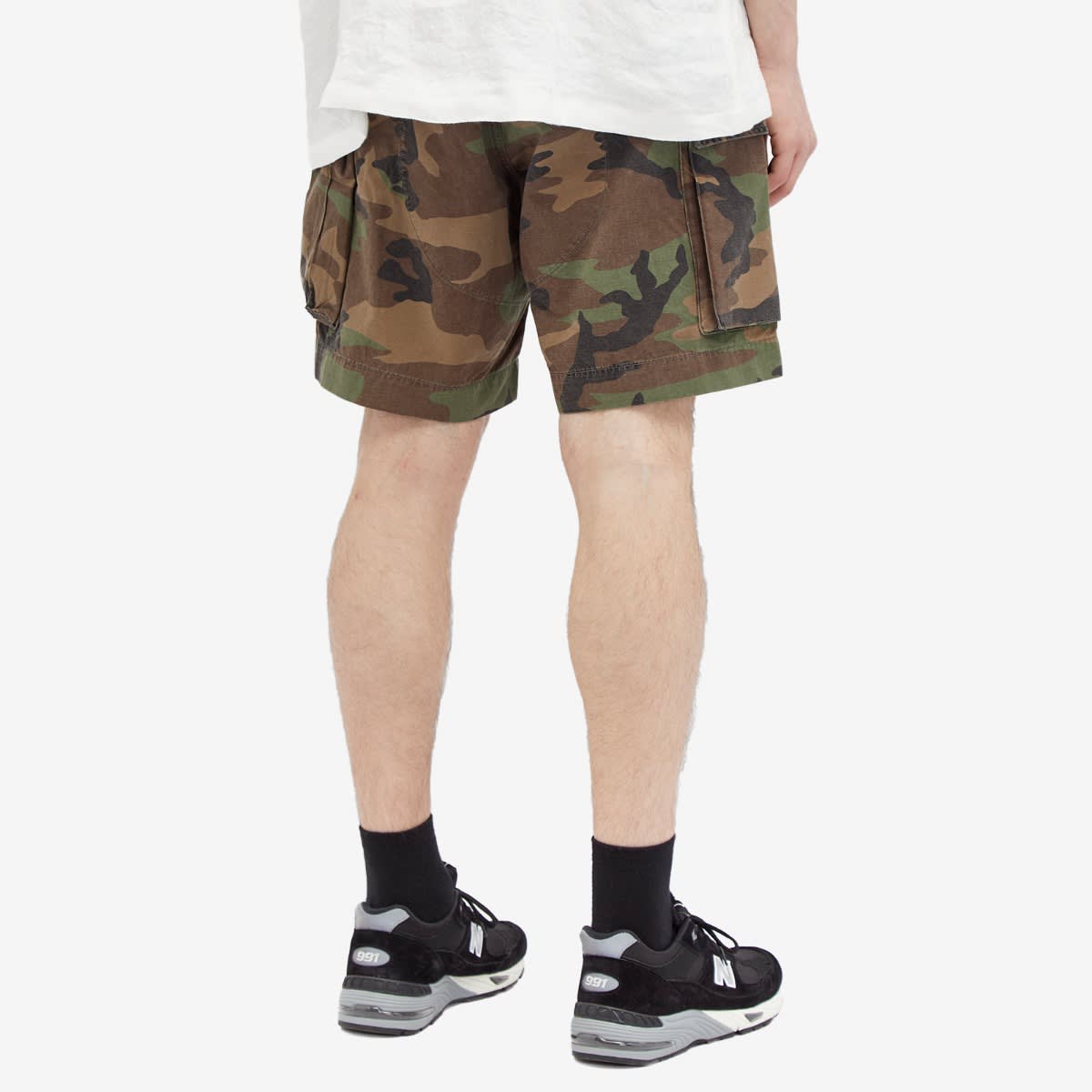 Men's Camo Shorts in Woodland Camo, Size 30" 