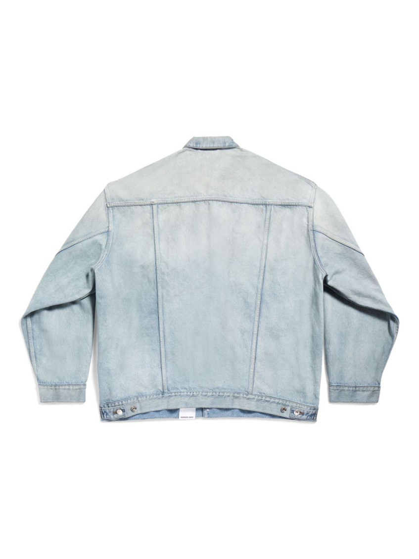 Size Sticker Denim Jacket