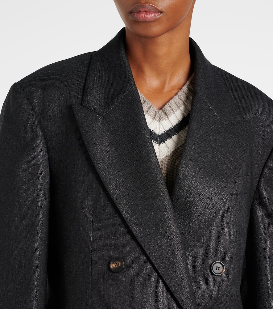 Wool-blend blazer