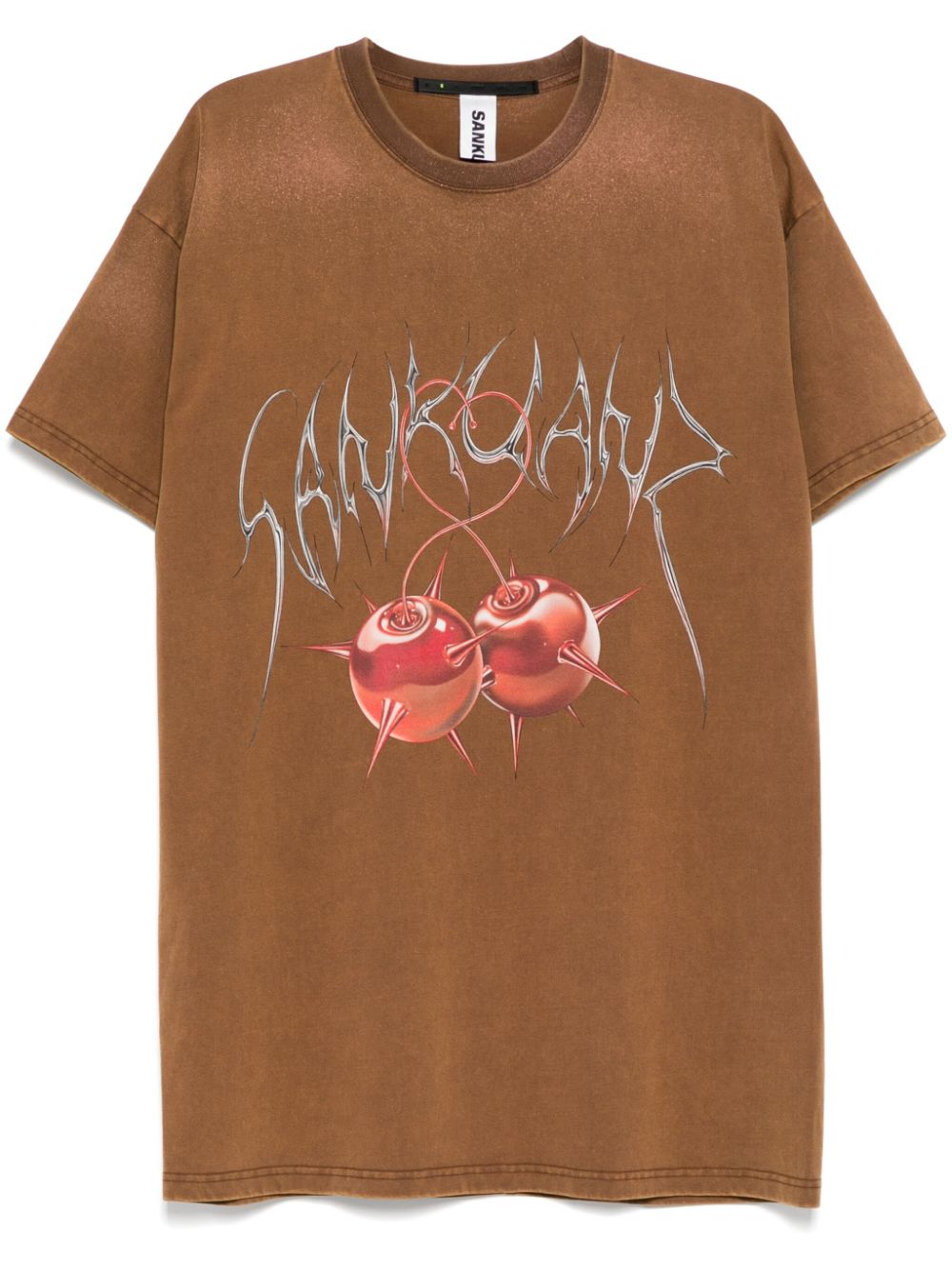 Graphic print T-shirt - Brown