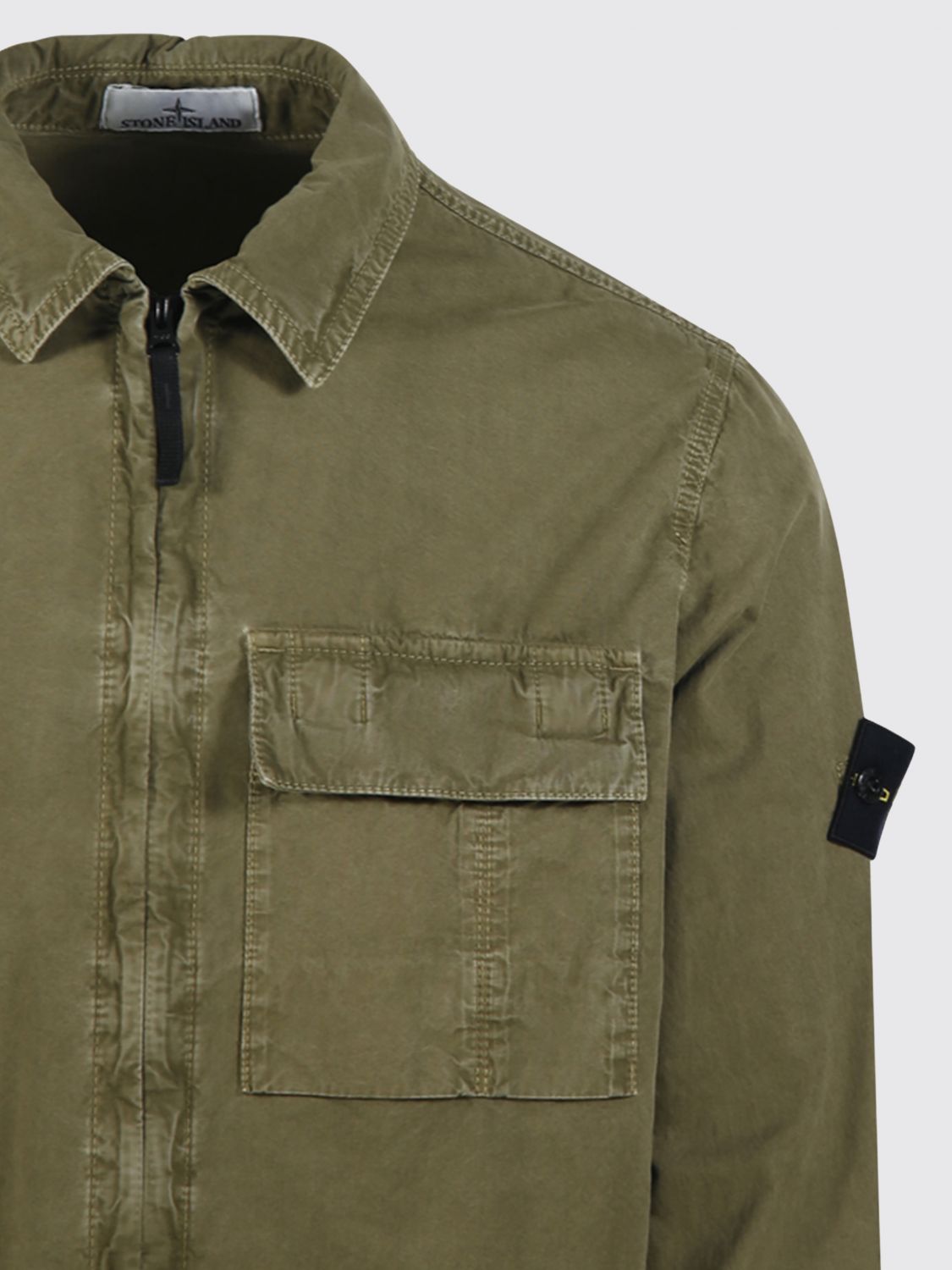 Shirt Men color Military